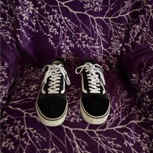 Vans Black and White Old Skool Sneakers